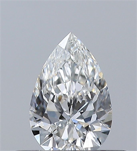 Picture of Natural Diamond 0.31 Carats, Pear with  Cut, G Color, VVS2 Clarity and Certified by GIA