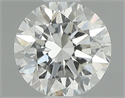 Natural Diamond 0.50 Carats, Round with Very Good Cut, H Color, VS1 Clarity and Certified by GIA