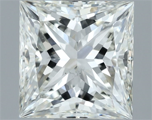 Foto Diamante Natural 1.54 quilates, Princesa , Color I, claridad VS2 y certificado IGI de