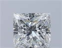 Natural Diamond 0.91 Carats, Princess with  Cut, G Color, VS1 Clarity and Certified by GIA