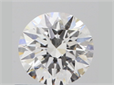 Natural Diamond 0.55 Carats, Round with Excellent Cut, G Color, VVS1 Clarity and Certified by GIA