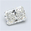 Diamante Natural 1.00 quilates, Radiante , Color H, claridad SI1 y certificado GIA