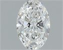 Natural Diamond 0.40 Carats, Oval with  Cut, E Color, VS2 Clarity and Certified by GIA