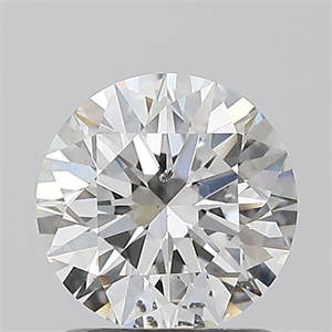 Picture of Natural Diamond 1.22 Carats, Round with Excellent Cut, F Color, SI2 Clarity and Certified by GIA