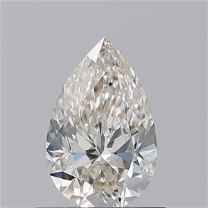 Picture of Natural Diamond 0.70 Carats, Pear with  Cut, J Color, VVS1 Clarity and Certified by GIA