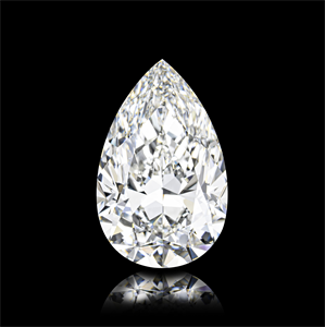 Foto Diamante Natural 6.26 quilates, De pera , Color I, claridad VVS2 y certificado GIA de