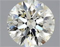 Diamante Natural 1.31 quilates, Redondo , Color J, claridad VVS1 y certificado HRD
