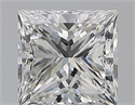 Natural Diamond 1.20 Carats, Princess with  Cut, F Color, VS2 Clarity and Certified by GIA