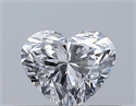 Natural Diamond 0.31 Carats, Heart with  Cut, D Color, VS2 Clarity and Certified by GIA