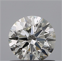 Natural Diamond 0.70 Carats, Round with Excellent Cut, H Color, VVS1 Clarity and Certified by IGI