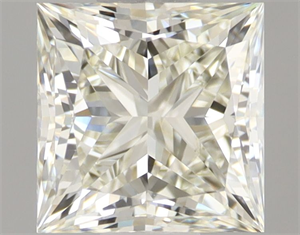 Picture of Natural Diamond 1.01 Carats, Princess with  Cut, J Color, VVS1 Clarity and Certified by IGI
