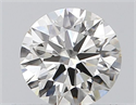 Diamante Natural 0.42 quilates, Redondo , Color H, claridad VVS1 y certificado GIA