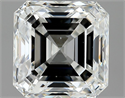 Natural Diamond 2.01 Carats, Asscher with  Cut, E Color, VS2 Clarity and Certified by GIA