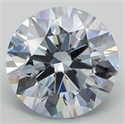 Del inventario de diamantes de laboratorio, 6.27 quilates, Redondo , Color J, claridad VVS2 y certificado IGI