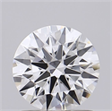 Del inventario de diamantes de laboratorio, 1.03 quilates, Redondo , Color D, claridad VVS2 y certificado IGI