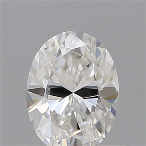Foto Diamante Natural 0.40 quilates, Ovalado , Color F, claridad VS1 y certificado GIA de