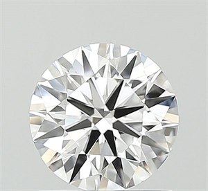 Picture of Lab Grown Diamond 1.00 Carats, Round with Ideal Cut, D Color, VVS2 Clarity and Certified by IGI