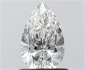 Natural Diamond 0.73 Carats, Pear with  Cut, H Color, VVS1 Clarity and Certified by IGI