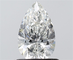 Picture of Natural Diamond 0.73 Carats, Pear with  Cut, H Color, VVS1 Clarity and Certified by IGI