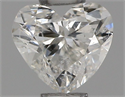 Natural Diamond 0.33 Carats, Heart with  Cut, G Color, SI2 Clarity and Certified by IGI