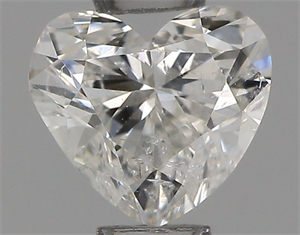 Picture of Natural Diamond 0.33 Carats, Heart with  Cut, G Color, SI2 Clarity and Certified by IGI
