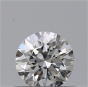 Diamante Natural 0.43 quilates, Redondo , Color G, claridad VVS2 y certificado GIA