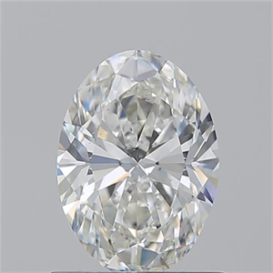 Picture of Natural Diamond 0.92 Carats, Oval with  Cut, H Color, SI1 Clarity and Certified by GIA