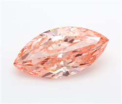 Picture of Lab Grown Diamond 20.12 Carats, Marquise with  Cut, Fancy Vivid Pink Color, VS2 Clarity and Certified by IGI