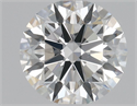Natural Diamond 0.76 Carats, Round with Excellent Cut, E Color, VVS1 Clarity and Certified by GIA