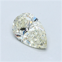 Natural Diamond 1.85 Carats, Pear with  Cut, M Color, SI2 Clarity and Certified by GIA