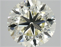 Diamante Natural 2.70 quilates, Redondo , Color K, claridad VVS1 y certificado HRD
