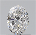 Diamante Natural 0.70 quilates, Ovalado , Color F, claridad VS1 y certificado GIA