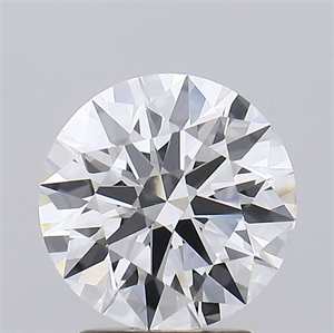 Picture of Lab Grown Diamond 2.53 Carats, Round with Ideal Cut, D Color, VVS2 Clarity and Certified by IGI