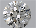 Natural Diamond 0.75 Carats, Round with Excellent Cut, H Color, VS2 Clarity and Certified by GIA