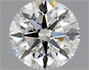 Diamante Natural 0.70 quilates, Redondo , Color J, claridad SI1 y certificado GIA