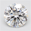 Lab Grown Diamond 3.57 Carats, Round with Ideal Cut, E Color, IF Clarity and Certified by IGI