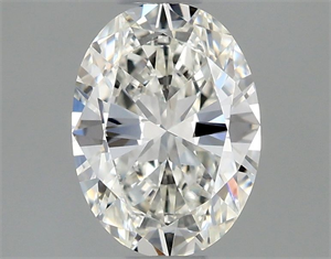 Foto Diamante Natural 0.50 quilates, Ovalado , Color G, claridad IF y certificado GIA de