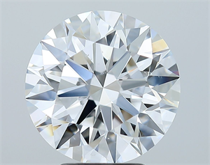 Picture of Natural Diamond 4.39 Carats, Round with Excellent Cut, E Color, SI1 Clarity and Certified by GIA