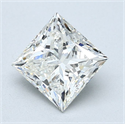 Diamante Natural 1.91 quilates, Princesa , Color J, claridad VS2 y certificado GIA
