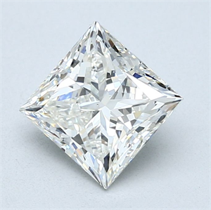 Foto Diamante Natural 1.91 quilates, Princesa , Color J, claridad VS2 y certificado GIA de