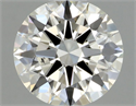 Natural Diamond 0.50 Carats, Round with Excellent Cut, J Color, SI1 Clarity and Certified by GIA