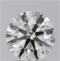 Natural Diamond 1.52 Carats, Round with Excellent Cut, I Color, VS2 Clarity and Certified by GIA