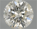 Natural Diamond 0.78 Carats, Round with Excellent Cut, I Color, I1 Clarity and Certified by IGI