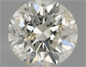 Natural Diamond 0.78 Carats, Round with Excellent Cut, I Color, I1 Clarity and Certified by IGI