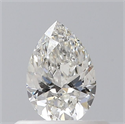 Diamante Natural 0.40 quilates, De pera , Color H, claridad SI1 y certificado GIA