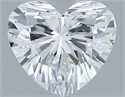 Natural Diamond 0.31 Carats, Heart with  Cut, D Color, VVS1 Clarity and Certified by GIA