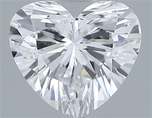 Picture of Natural Diamond 0.31 Carats, Heart with  Cut, D Color, VVS1 Clarity and Certified by GIA
