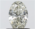 Diamante Natural 0.52 quilates, Ovalado , Color J, claridad VS2 y certificado IGI