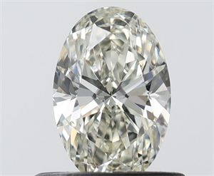 Foto Diamante Natural 0.52 quilates, Ovalado , Color J, claridad VS2 y certificado IGI de