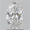Natural Diamond 1.31 Carats, Oval with  Cut, E Color, SI1 Clarity and Certified by GIA